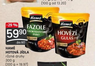 Hamé hotová jídla