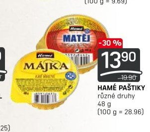 Hamé paštiky