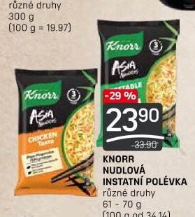 Knorr nudlová instantní polévka