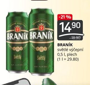 Braník světlý výčepní