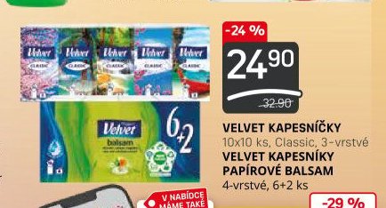 Velvet kapesníčky