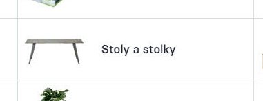 Stoly a stolky