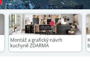 Montáž a grafický návrh kuchyně ZDARMA