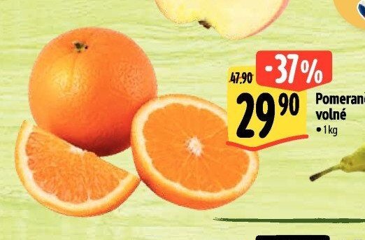 Pomeranče volné