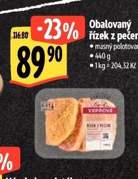 Obalovaný řízek z pečeně