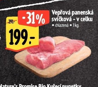 Vepřová panenská svíčková - v celku