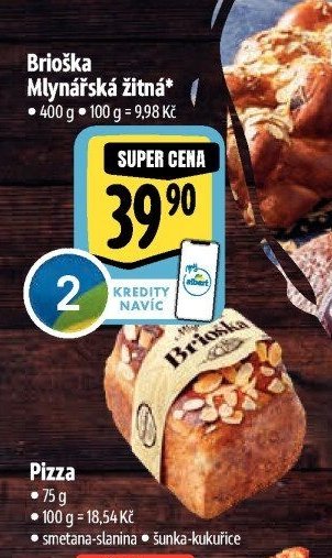Brioška Mlynářská žitná*