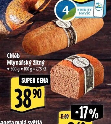 Chléb Mlynářský žitný