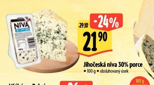 Jihočeská niva 30% porce
