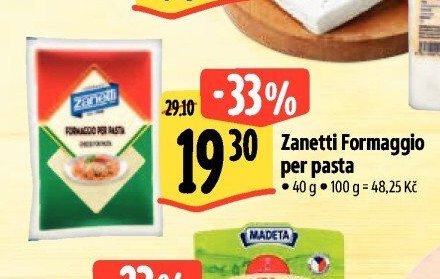 Zanetti Formaggio per pasta