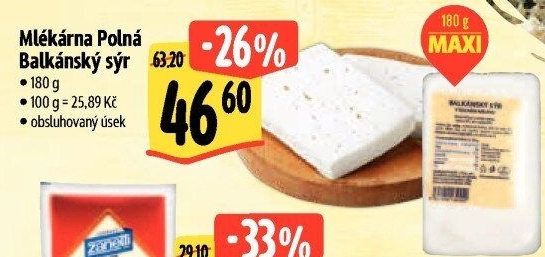 Balkánský sýr Mlékárna Polná