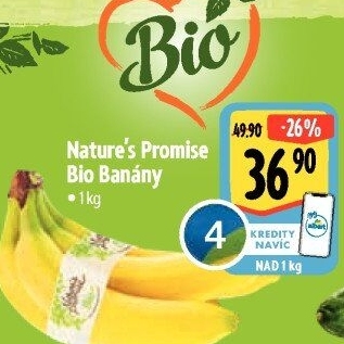 Banány bio Nature'