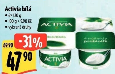 Bílý jogurt Activia Danone