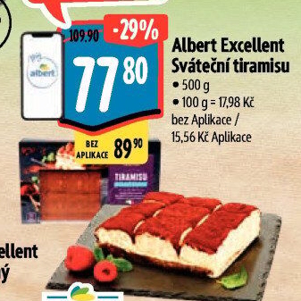 Dezert Tiramisu Albert Excellent