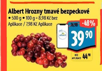 Hrozny tmavé bezsemenné Albert