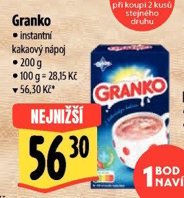 Instantní kakao Granko Orion