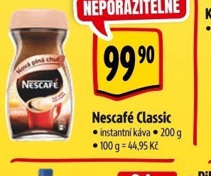 Instantní káva Nescafé Classic