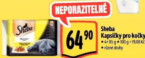Kapsičky pro kočky Sheba
