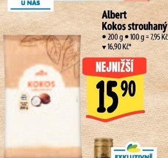 Kokos strouhaný Albert