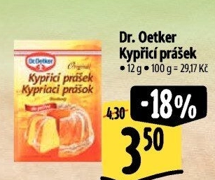 Kypřicí prášek Dr. Oetker