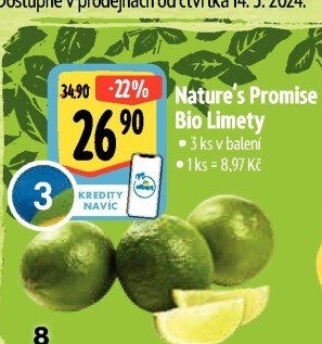 Limety bio Nature'