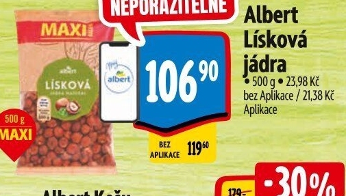 Lískové ořechy Albert