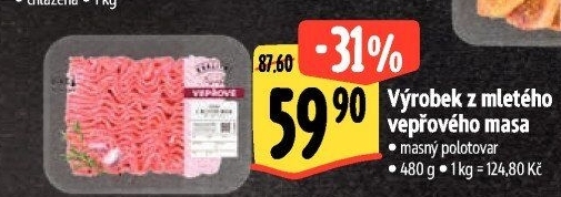 Maso mleté vepřové Albert