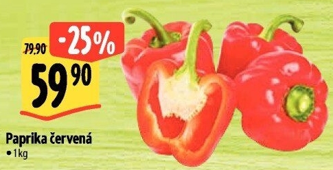 Paprika červená