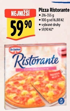 Pizza mražená Ristorante Dr. Oetker