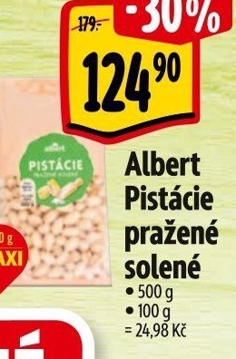Pražené pistácie Albert