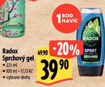 Sprchový gel Radox