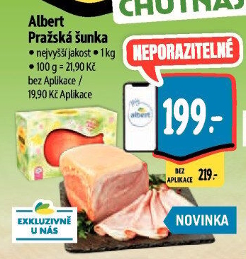 Šunka pražská nejvyšší jakosti Albert