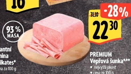 Šunka vepřová Premium nejvyšší jakosti