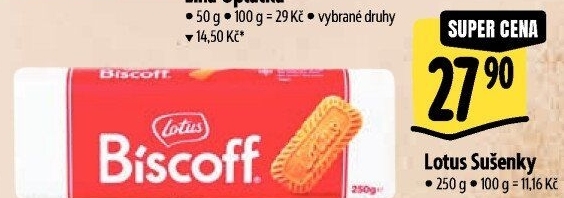 Sušenky Biscoff Lotus
