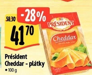 Sýr Cheddar Président
