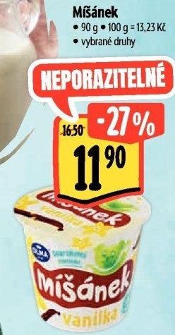 Tvarohová svačinka Míšánek Olma