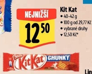 Tyčinka Kit Kat Nestlé