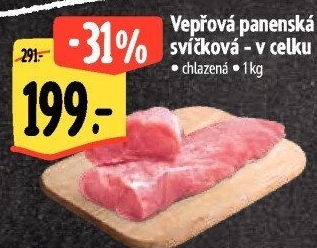 Vepřová panenská svíčková