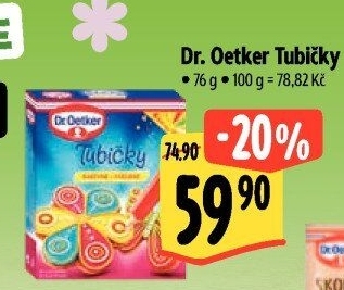 Zdobicí tubičky Dr. Oetker