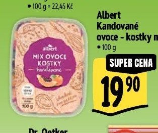 Albert Kandované ovoce - kostky mix