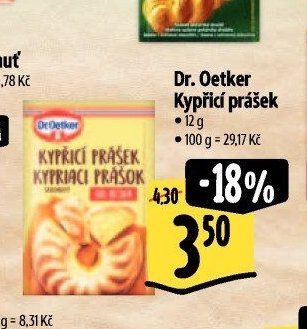 Dr. Oetker Kypřicí prášek