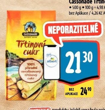 Cassonade Třtinový cukr