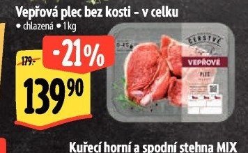 Vepřová plec bez kosti - v celku