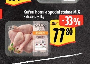 Kuřecí horní a spodní stehna MIX