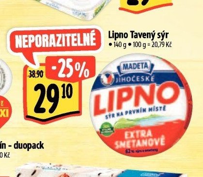 Lipno Tavený sýr