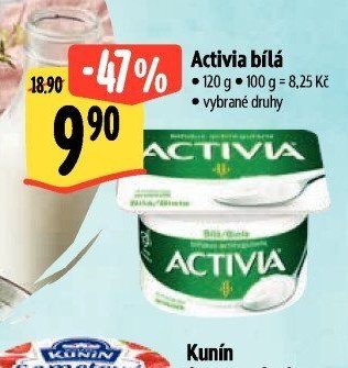 Activia bílá
