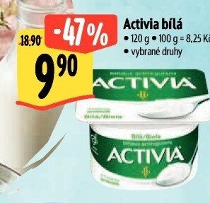 Bílý jogurt Activia Danone