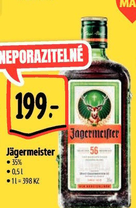 Bylinný likér Jägermeister