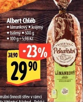 Chléb lámankový Albert