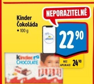Čokoládky Kinder